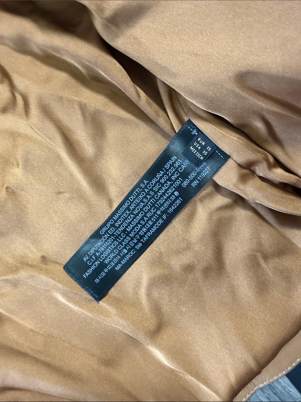Classic Asymmetric Zip Leather Jacket - Tan - Picture 10 of 14